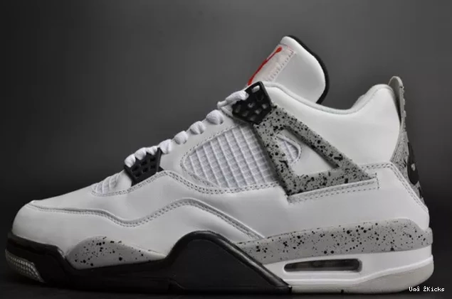 Cement” EyeCatching 4 Jordan  542 Air 840606-192 OG “White 0820